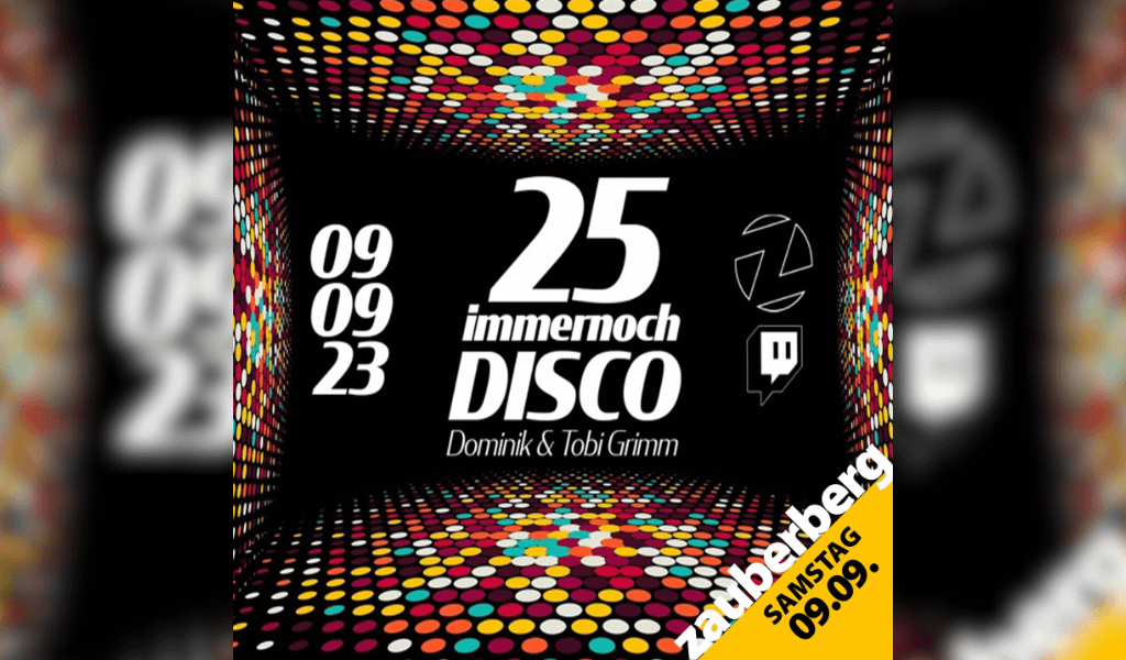 Club Zauberberg Würzburg - Veranstaltung 25 immernoch disco am 09.09